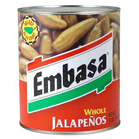 Embasa 92 oz. Embasa Whl Jalapnos Esc #10, PK6 07848